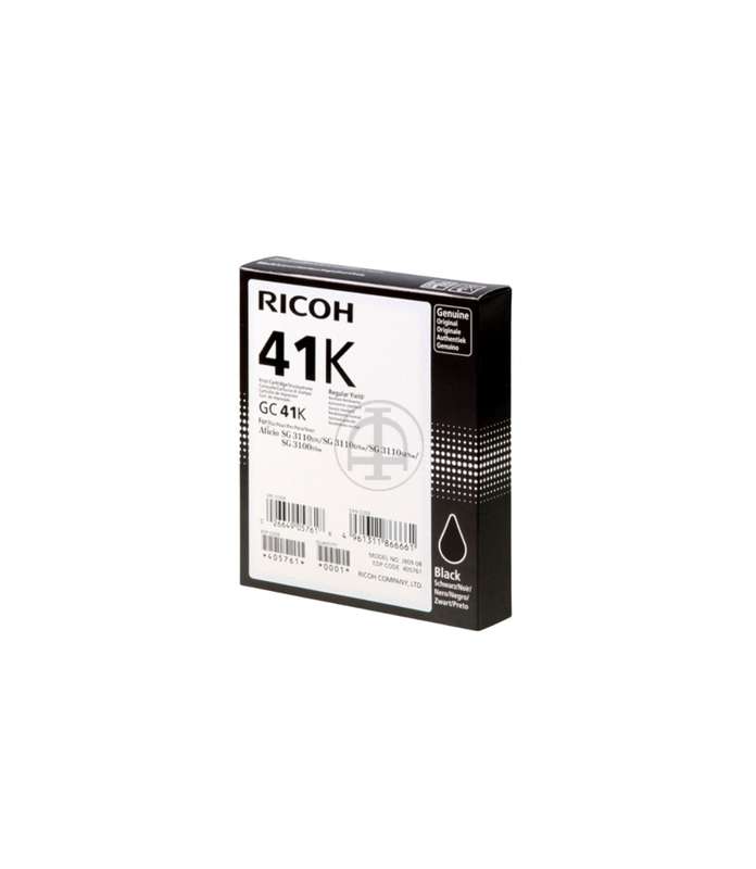 Original Ricoh 405765 Black Printer Ink Cartridge  Single-pack