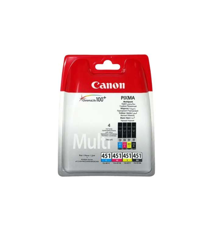 Original Canon Ink Combo Pack Black PGI451 &amp; B/C/M/Y CLI451(OEM)
