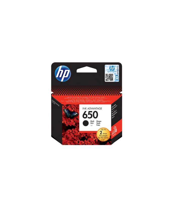 Original HP 650 Black Printer Ink Cartridge  CZ101AK Single-pack