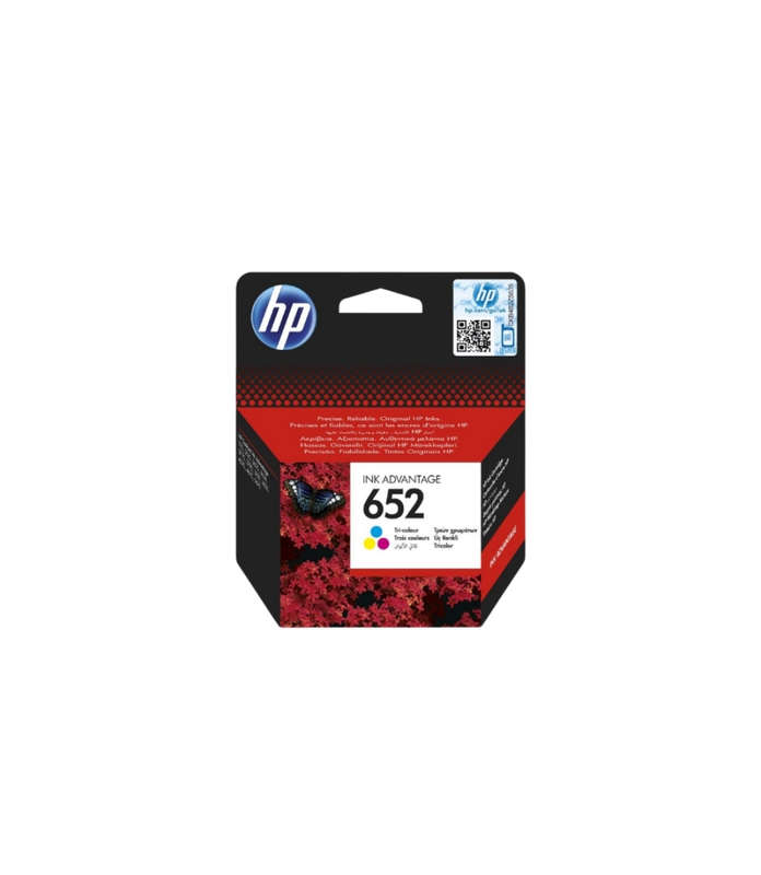 Original HP 652 Ink Advantage Tri-Colour Printer Cartridge  F6V24AE Single-pack