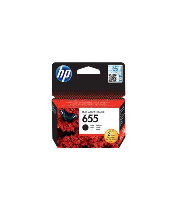 Original HP 655 Ink Advantage Black Printer Cartridge  CZ109AE Single-pack