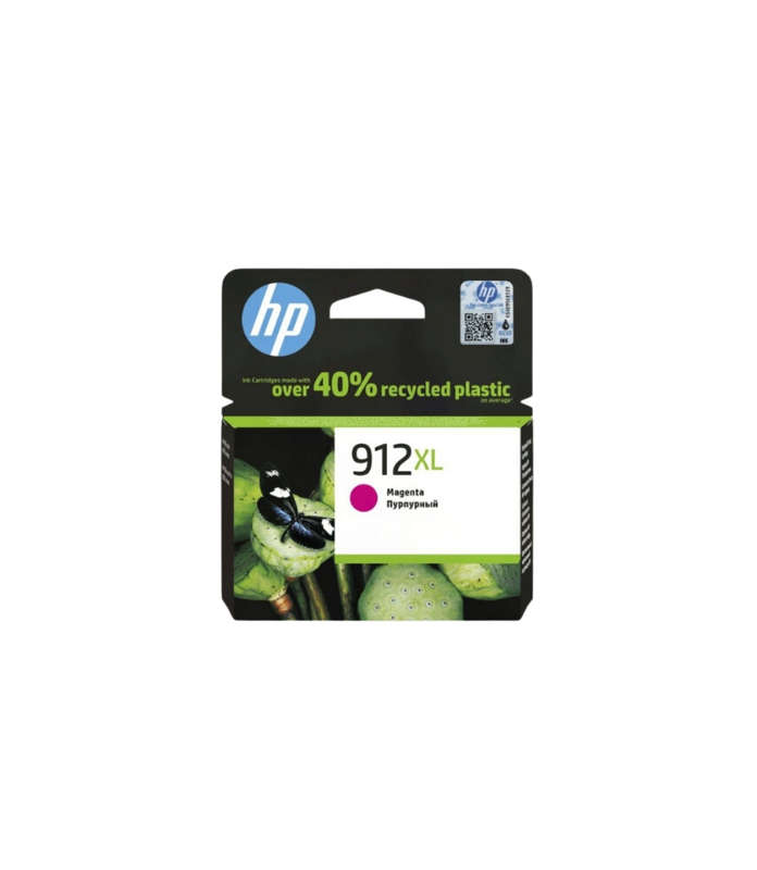 Original HP 912XL Magenta High Yield Printer Ink Cartridge  3YL82AE Single-pack