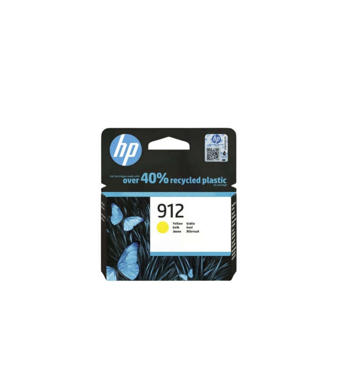 Original HP 912 Yellow Standard Yield Printer Ink Cartridge 3YL79AE Single-pack