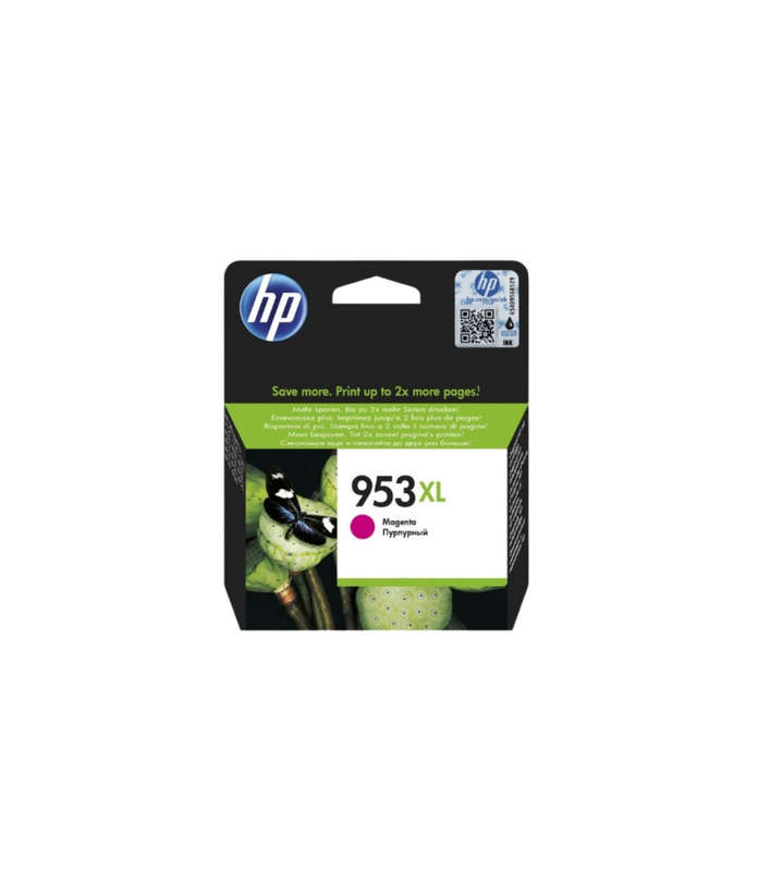 Original HP 953XL Magenta High Yield Printer Ink Cartridge F6U17AE Single-pack