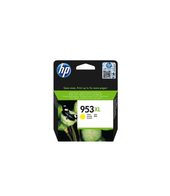 Original HP 953XL Yellow High Yield Printer Ink Cartridge  F6U18AE Single-pack
