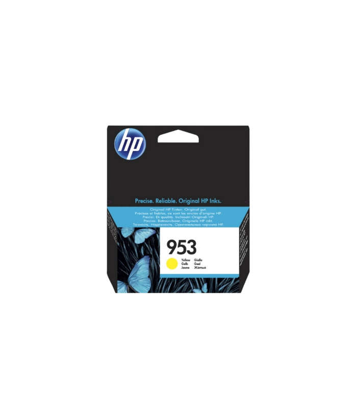 Original HP 953 Yellow Standard Yield Printer Ink Cartridge F6U14AE Single-pack