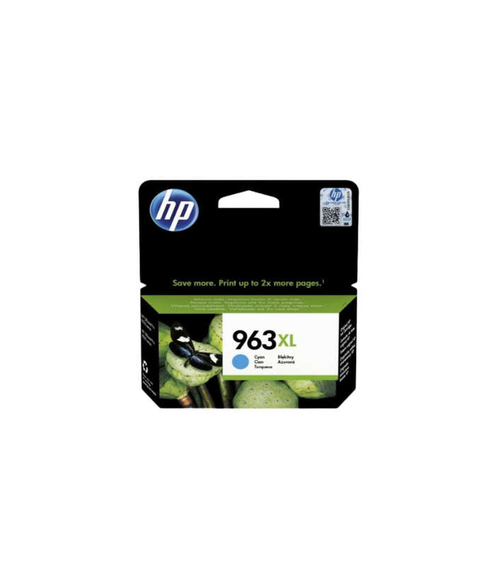 Original HP 963XL Cyan High Yield Printer Ink Cartridge 3JA27AE Single-pack