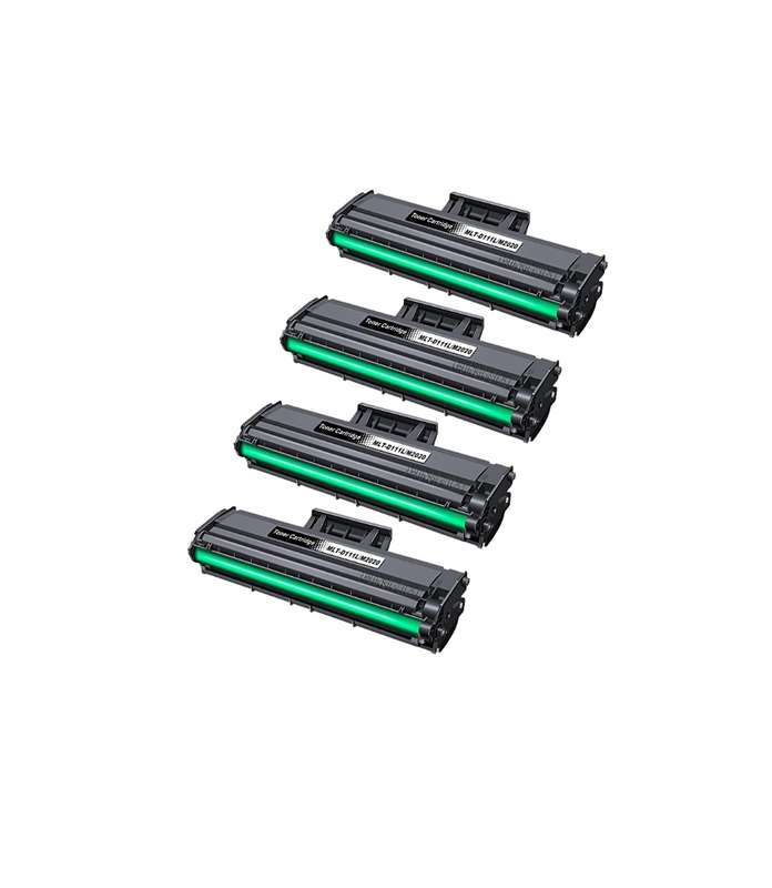 Compatible Samsung Toner Cartridge MLT-D111L Combo x4 black