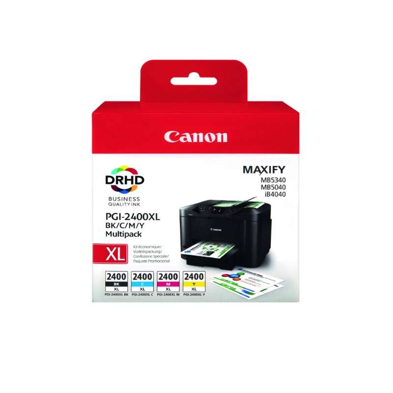Original Canon 2400XL Ink Cartridge Black,Cyan,Magenta,Yellow Combo