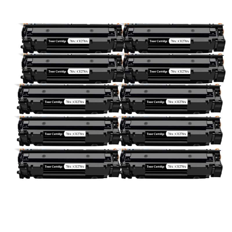 Compatible HP 278/728A Toner Cartridge Black Combo X10