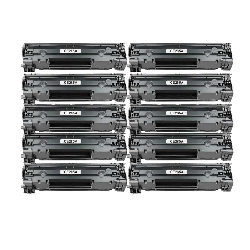 Compatible HP 285A/436A/725 Toner Cartridge Black Combo X10