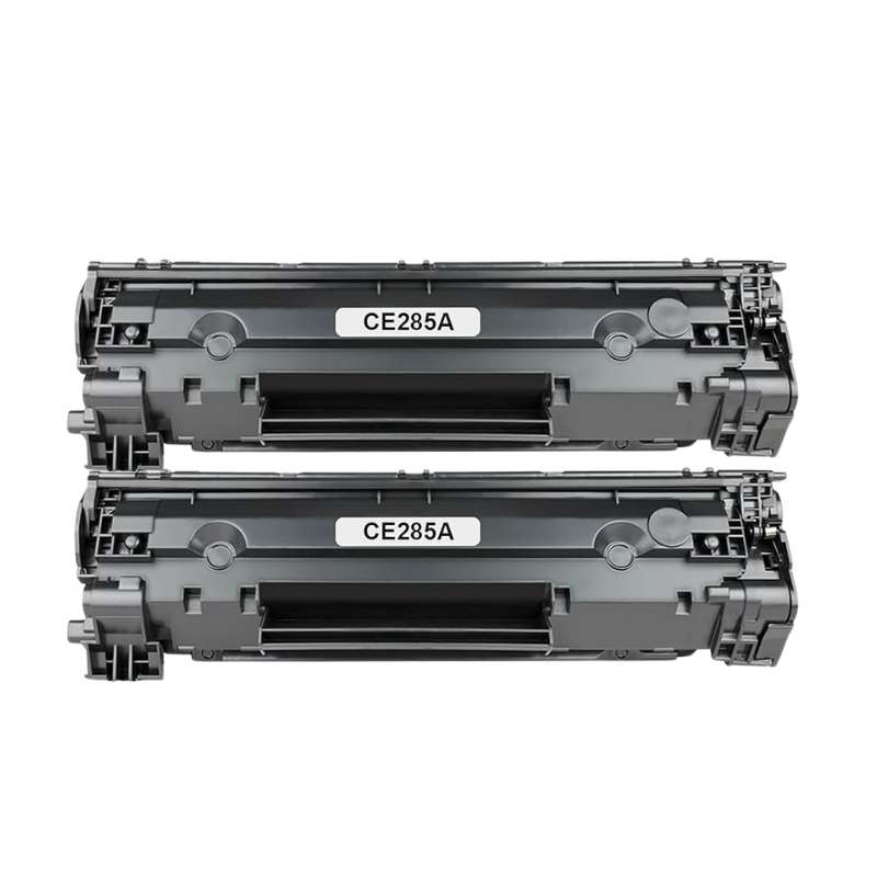 Compatible HP 285A/436A/725 Toner Cartridge Black Combo X2 n