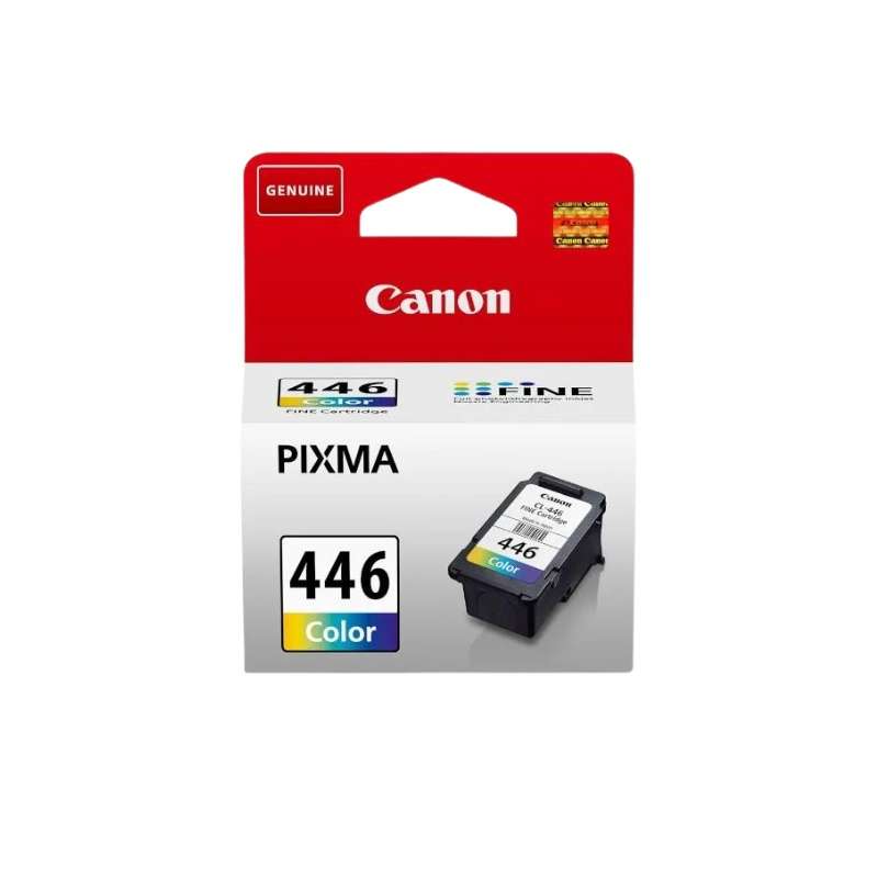 Original Canon 446 Ink Cartridge Tri-Colour Single Pack