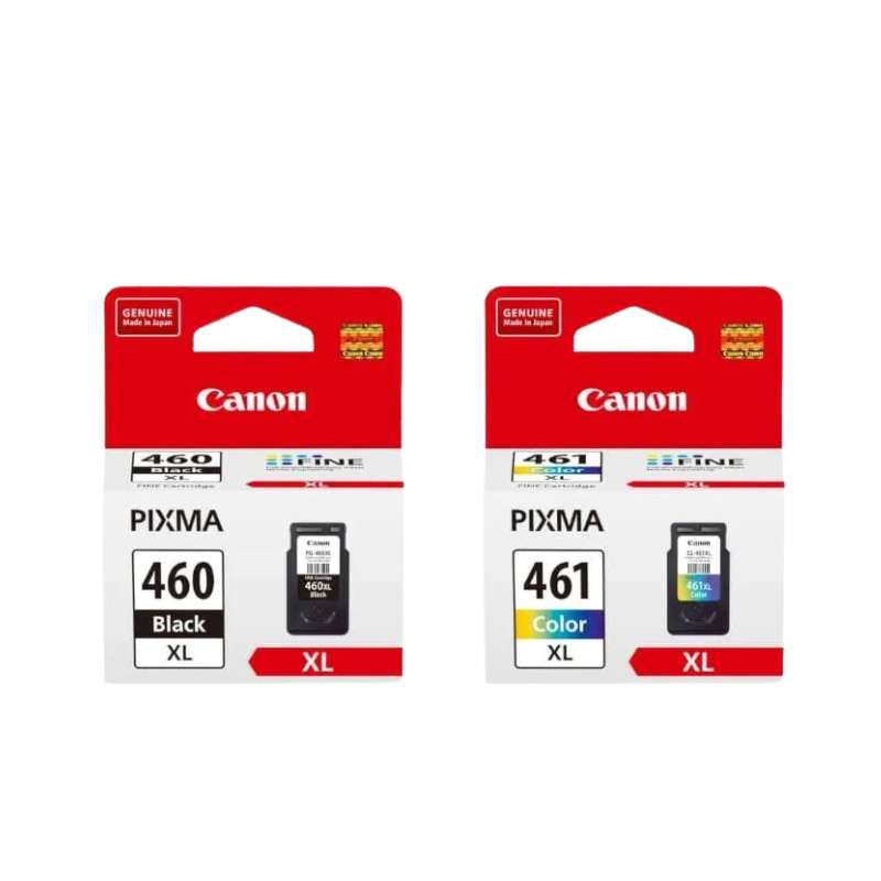 Original Canon 460XL/461XL Ink Cartridge Black&amp;Colour Combo