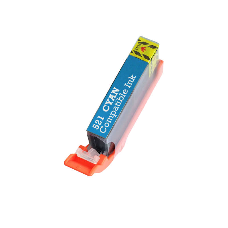Compatible Canon 521 Ink Cartridge Cyan Single Pack