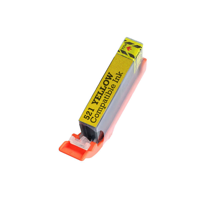 Compatible Canon 521 Ink Cartridge Yellow Single Pack