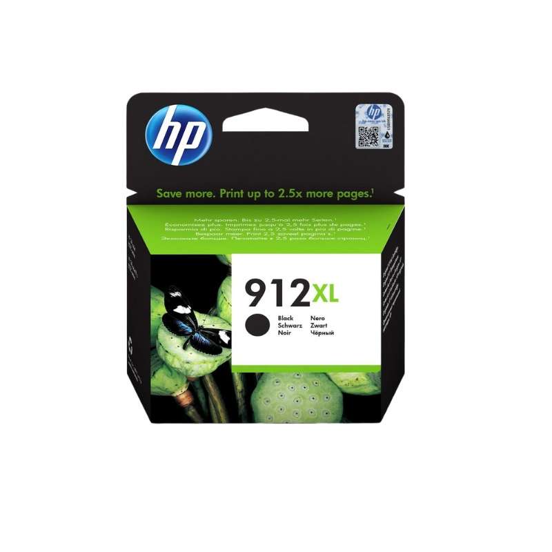 Original HP 912XL Black Printer Ink Cartridge Single Pack