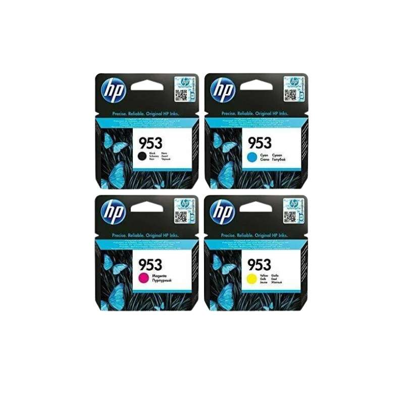 Original HP 953 Black,Cyan,Magenta,Yellow Printer Ink Cartridge Combo