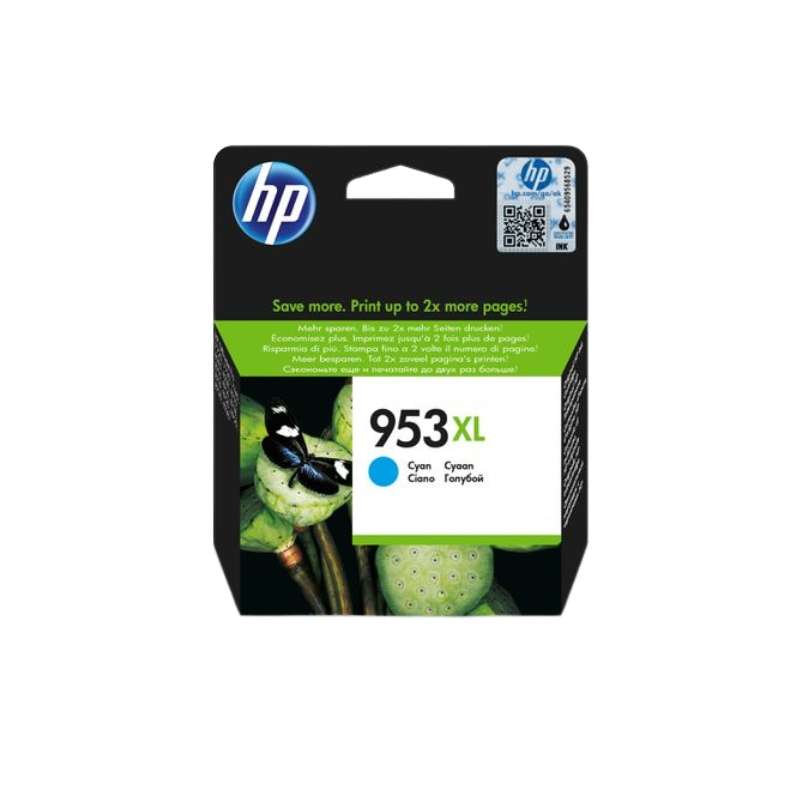 Original HP 953XL Cyan Printer Ink Cartridge Single Pack
