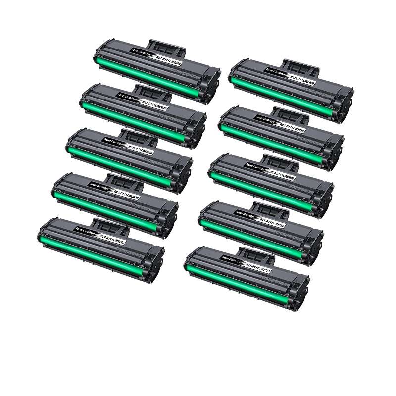 Compatible Samsung MLT-D111L/MLT111L Toner Cartridge Black Combo X10
