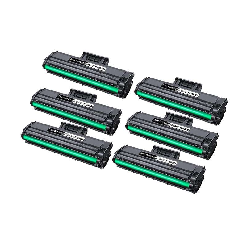 Compatible Samsung MLT-D111L/MLT111L Toner Cartridge Black Combo X6
