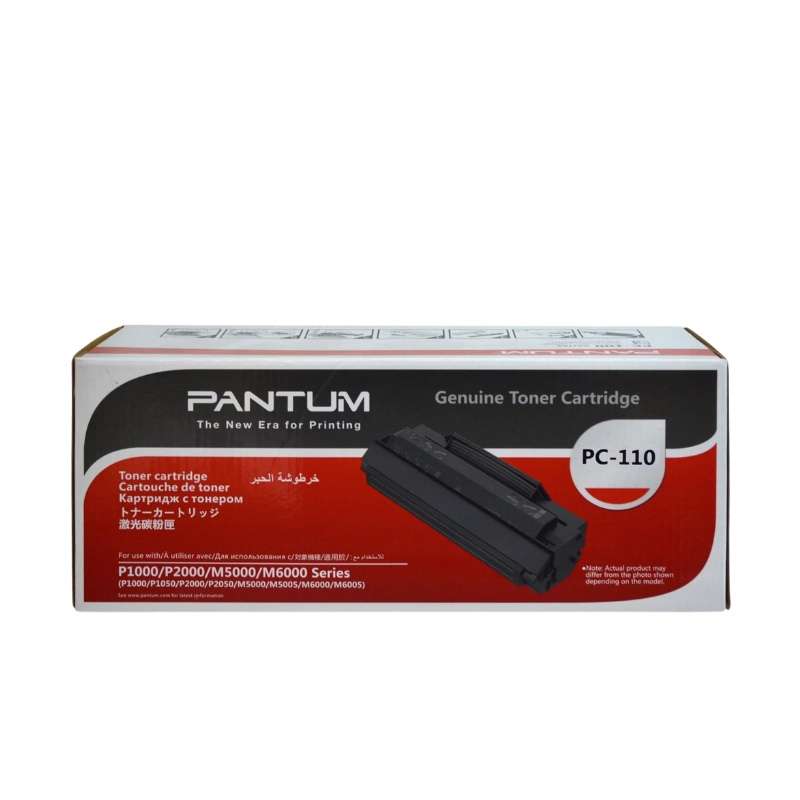 Original Pantum PC110/PC110 Black Toner Cartridge 1,500 Pages Single-pack