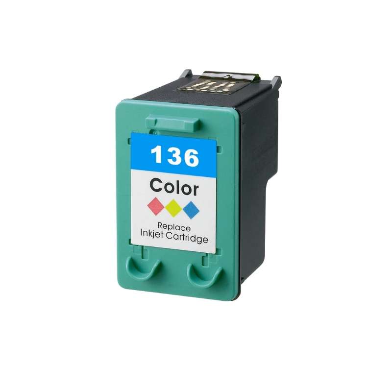 Compatible HP 136 Ink Cartridge Colour Single Pack