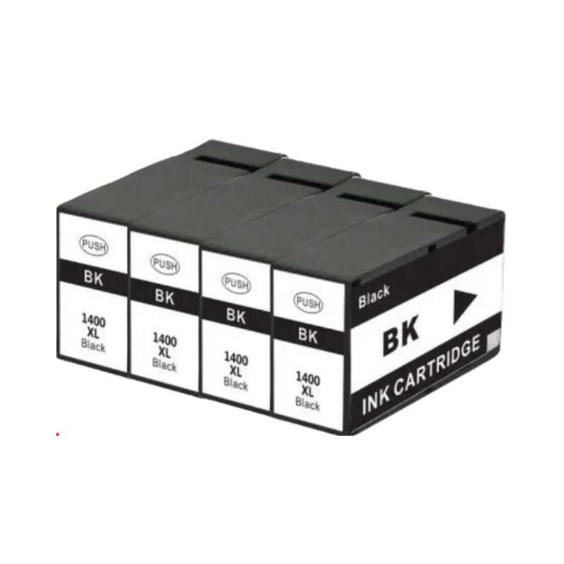 Compatible Canon 1400XL Ink Cartridge Black Combo X4