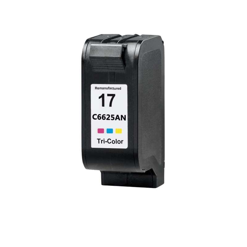 Compatible HP 17 Cyan Magenta Yellow Standard Yield Printer Ink Cartridge C6625A Single-pack