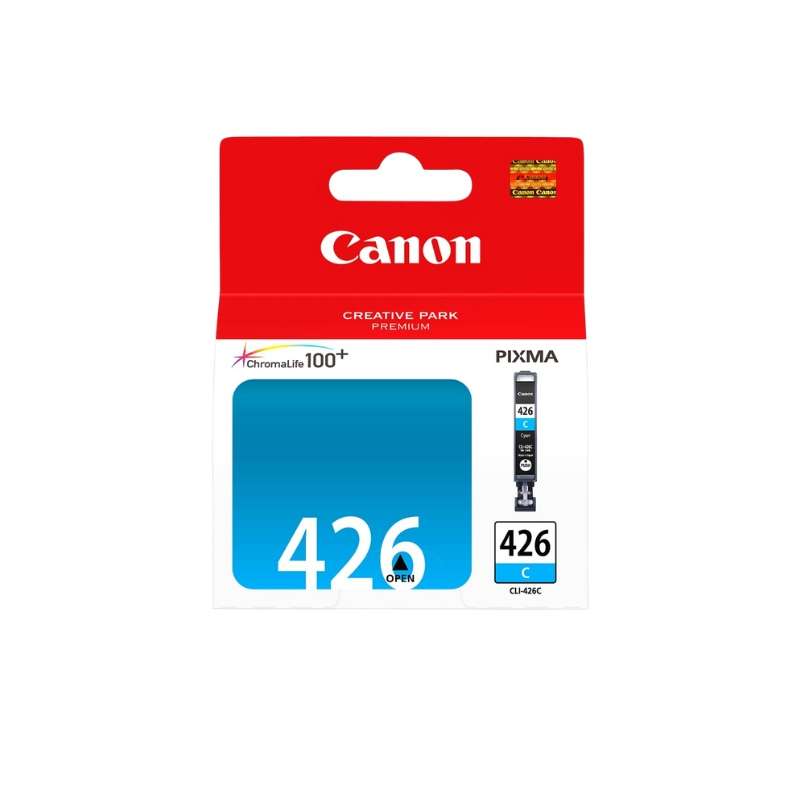 Original Canon CLI-426C Cyan Printer Ink Cartridge 4557B001 Single-pack