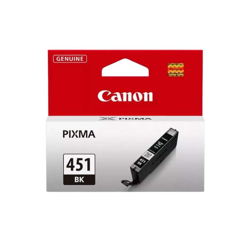 Original Canon CLI-451BK Black Printer Ink Cartridge 6523B001 Single-pack