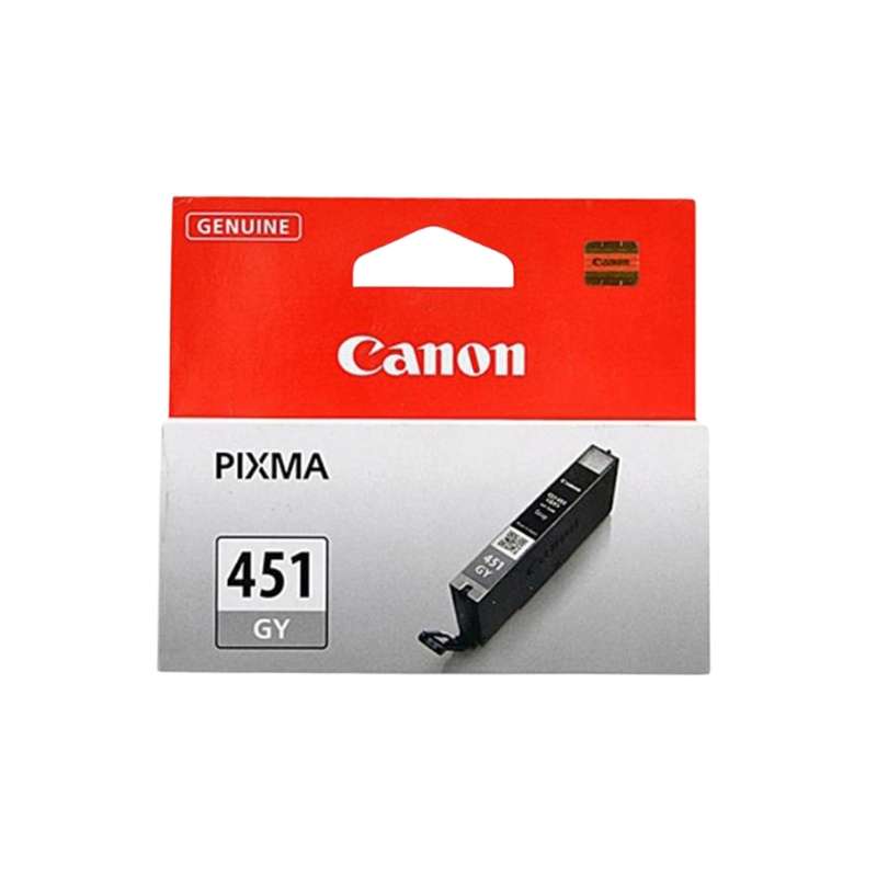 Original Canon CLI-451GY Grey Printer Ink Cartridge 6527B001 Single-pack