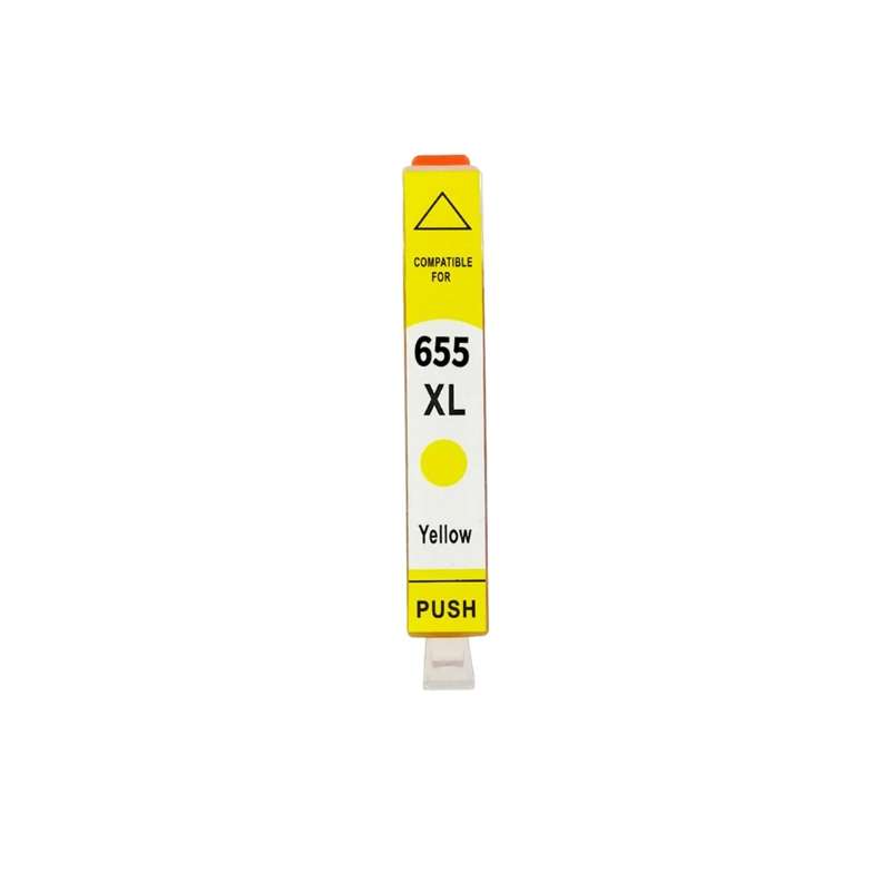 Compatible HP 655XL Ink Cartridge Yellow Single Pack