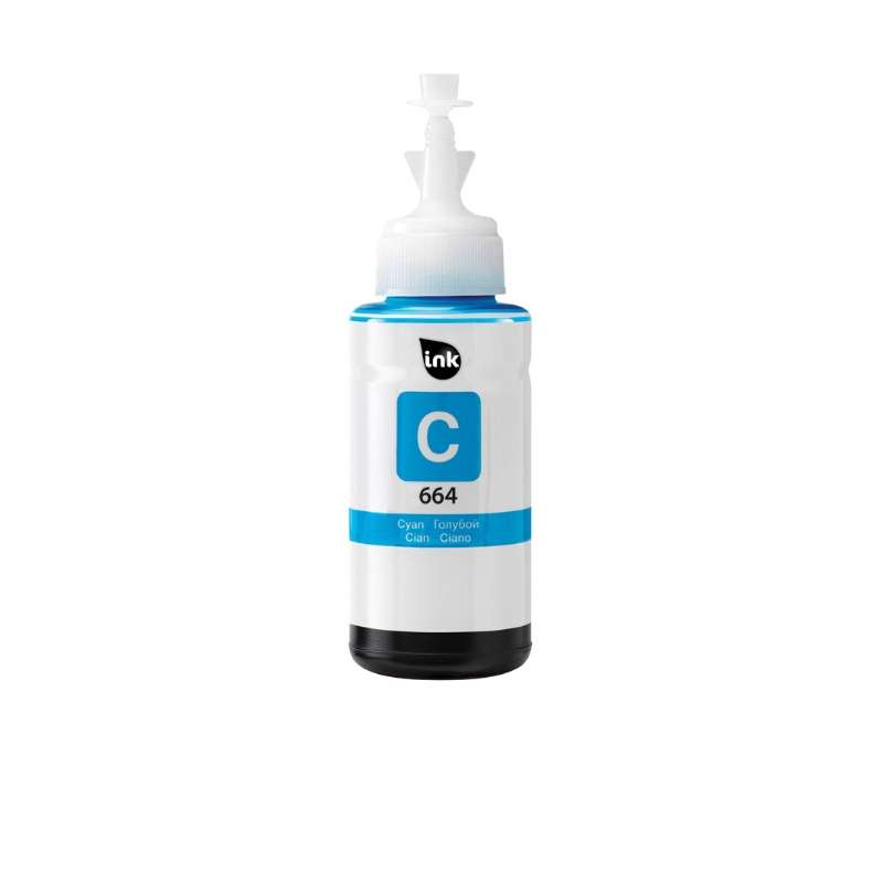 Compatible Epson T6642 Ecotank ink bottle Cyan single