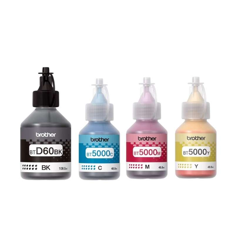 Original  BT-5000/BT60 Ink Bottle Black,Cyan,Magenta,Yellow Combo