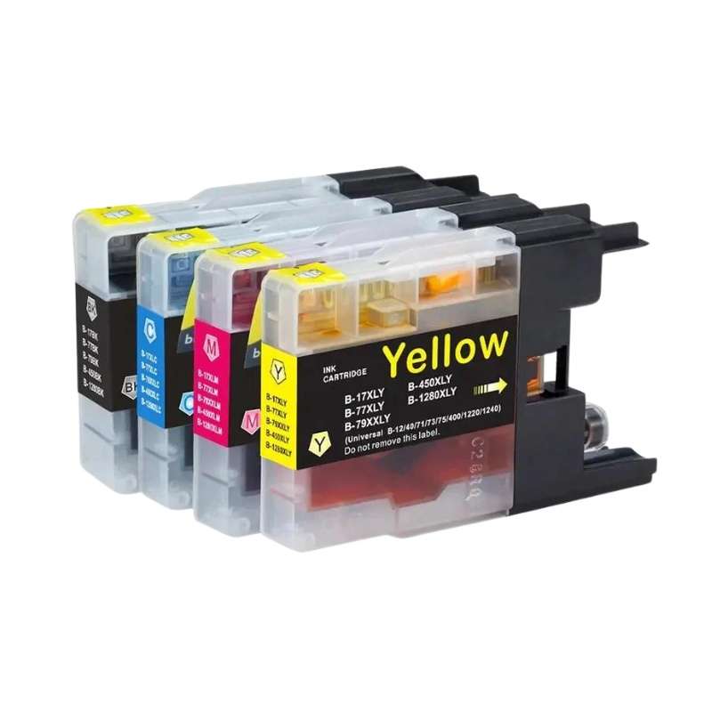 Compatible Brother LC-77XL/LC77XL Ink Cartridge Black,Cyan,Magenta,Yellow Combo