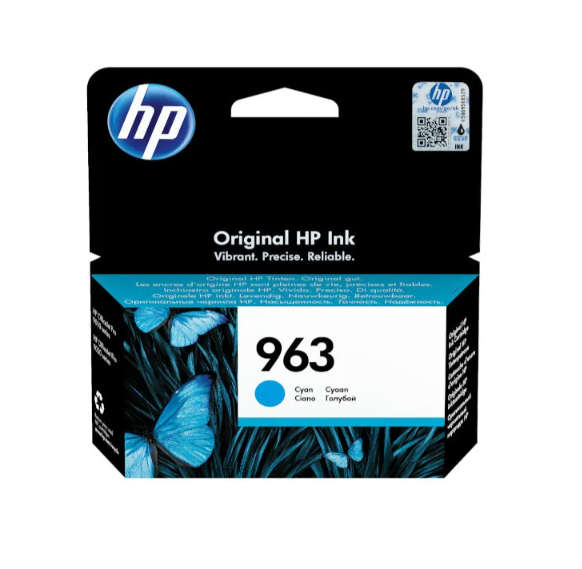 Original HP # 963 Cyan Original Ink Cartridge - OfficeJet 9013/9023