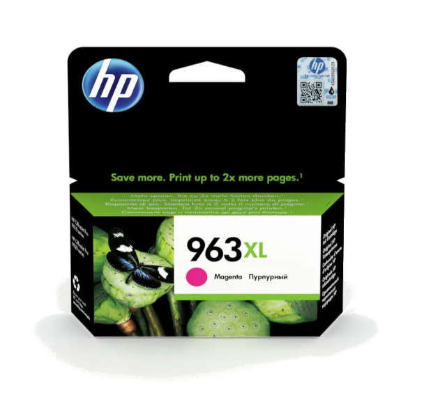 Original HP # 963XL High Yield Magenta Original Ink Cartridge - OfficeJet 9013/9023