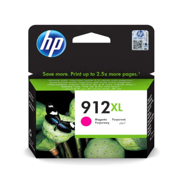 Original HP # 912XL High Yield Magenta Original Ink Cartridge - OfficeJet 8023