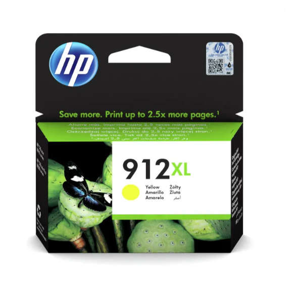 Original HP # 912XL High Yield Yellow Original Ink Cartridge - OfficeJet 8023