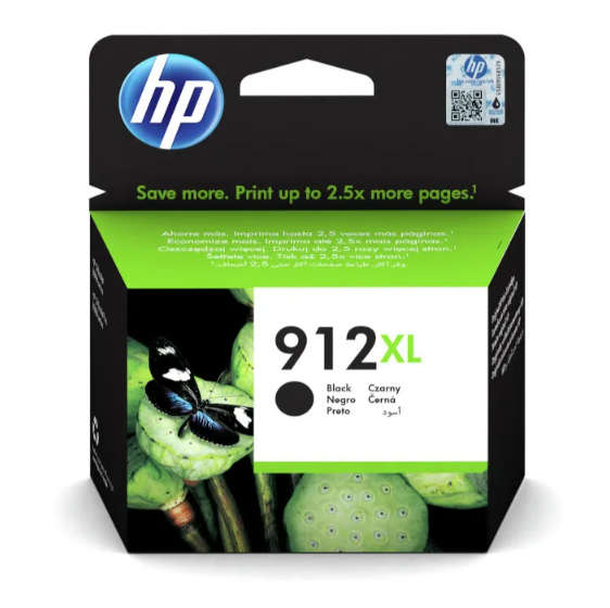 Original HP # 912XL High Yield Black Original Ink Cartridge - OfficeJet 8023