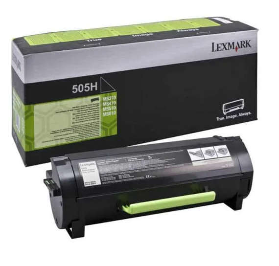 Original LEXMARK 505H MS310 / MS410 / MS510 / MS610 Black High Yield Return Program Cartridge