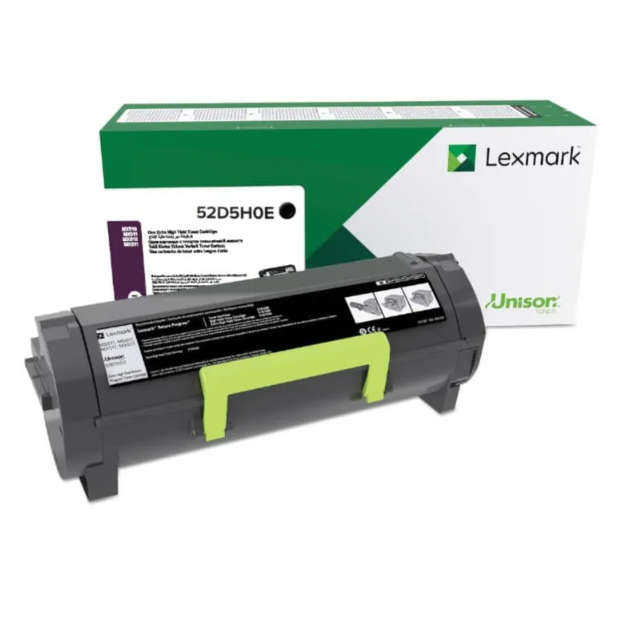 Original LEXMARK 525HE MS710 / MS711 / MS810 / MS811 / MS812 Black High Yield Toner Cartridge