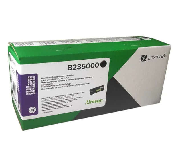 Original Lexmark B235000 Black Return Program Toner Cartridge