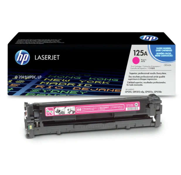 Original HP # 125A MAGENTA ORIGINAL LASERJET TONER CARTRIDGE