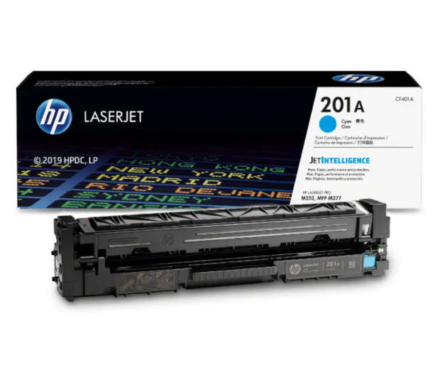 Original HP # 201A CYAN LASERJET MFP M277/M252 CARTRIDGE.