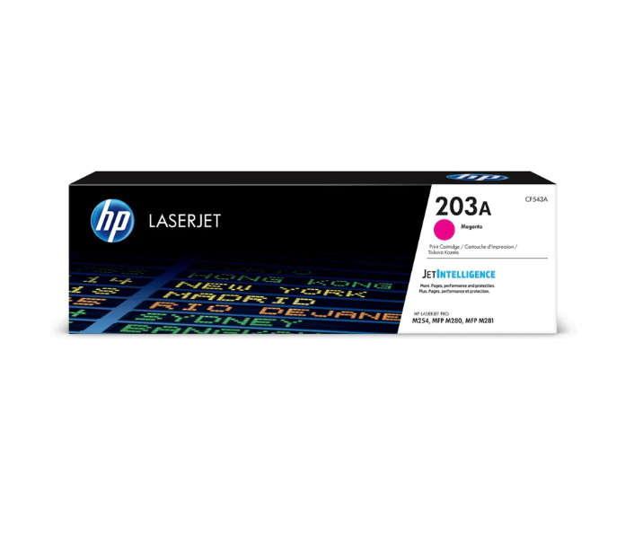 Original HP # 203A Original Magenta LaserJet Toner Cartridge - LJ Pro M254/MFP 281