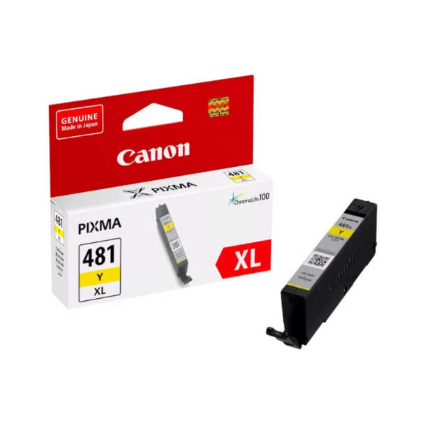 Original CANON - CLI-481XL YELLOW - TS6140,TS8140,TS9140,TS7540,TS8540