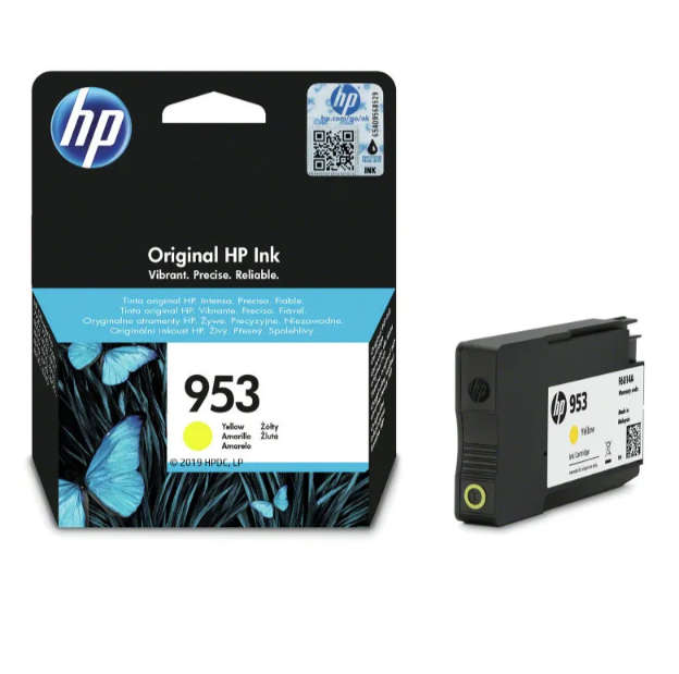 Original HP # 953 Yellow Original Ink Cartridge - HP OfficeJet Pro 8710/8720/8725/8730/8740