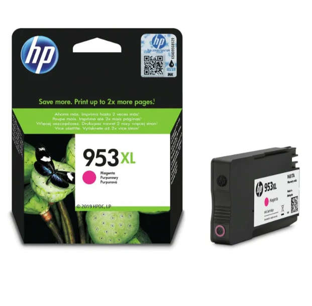 Original HP # 953XL High Yield Magenta Original Ink Cartridge - HP OfficeJet Pro 8710/8720/8725/8...